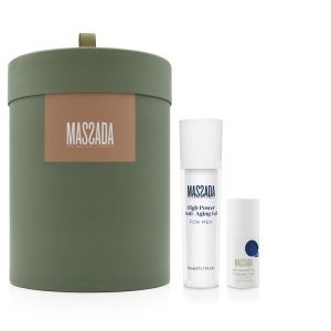 COFRE REGALO MEN HIGH POWER ANTI-AGING GEL + EYE CONTOUR - MASSADA